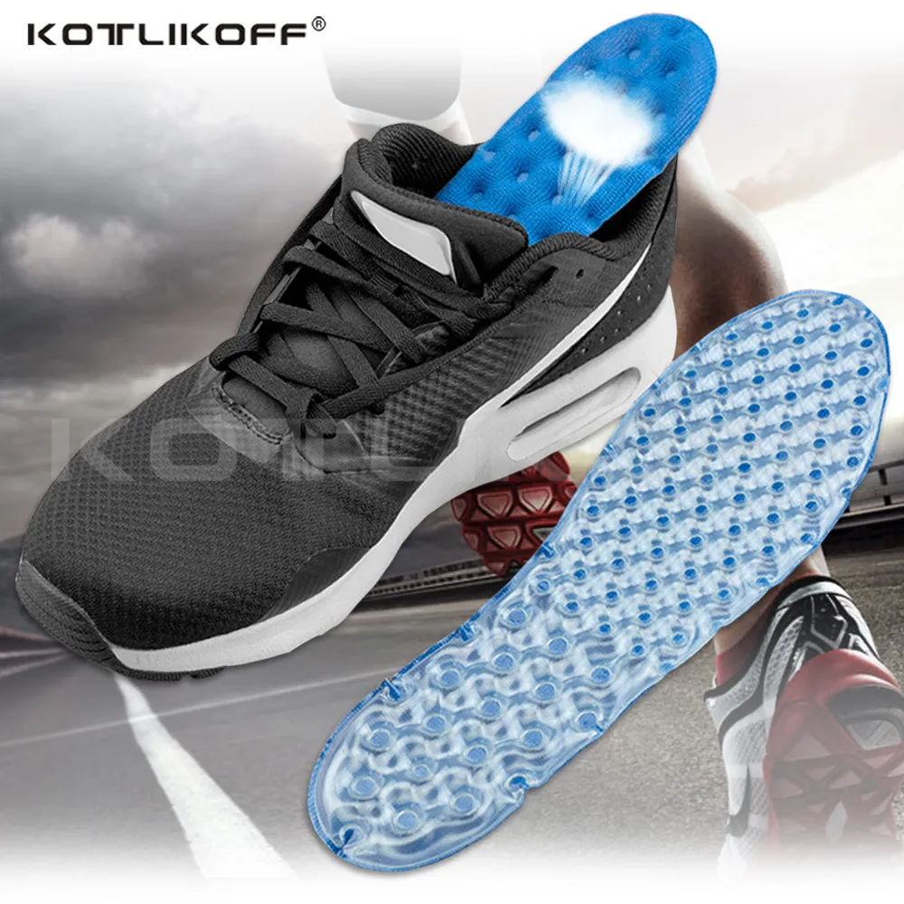 

Sports Running Insole For Shoes Air Cushion Insoles Super Stretch Shock Absorption Relieve Foot Fatigue Comfortable Pad Insert