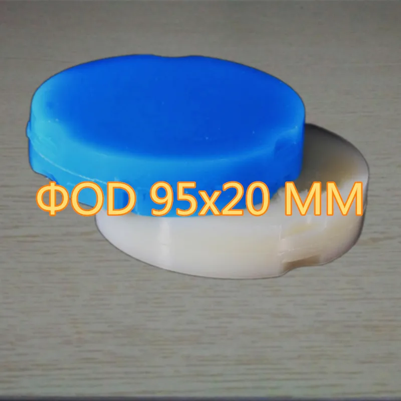 Синие/белые стоматологические заготовки для литья воска 95x20 мм 10 шт. фрезерования