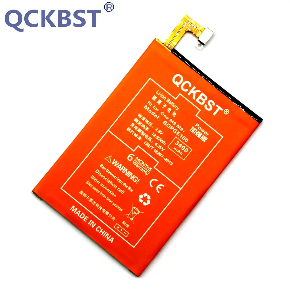 QCKBST BOPGE100 3400mAh аккумулятор для HTC ONE M9 + M9W One Plus M9pt Hima Ultra 0PJA10 0PJA13 телефон Литий-ионные