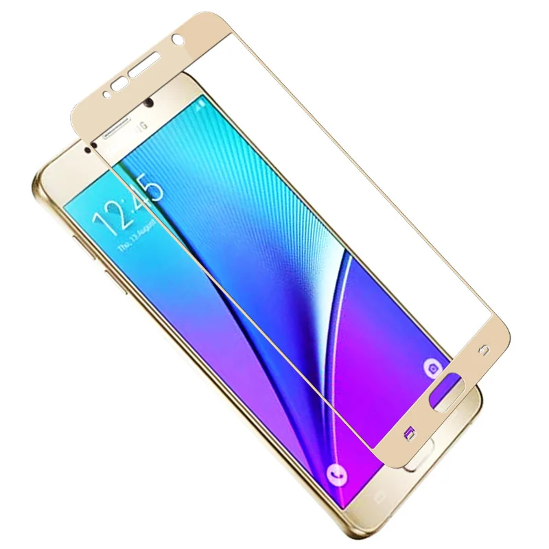 MAKAVO 2.5D полное покрытие протектор экрана для samsung Galaxy Note 5 Note5 Взрывозащищенная