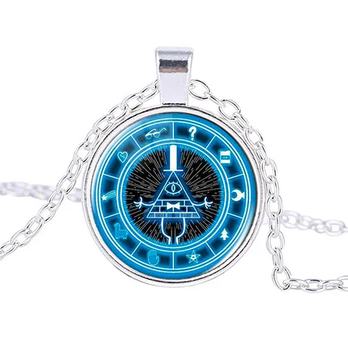 Драма Гравити Фолз загадки Билла шифра колесо ожерелье в стиле стимпанк