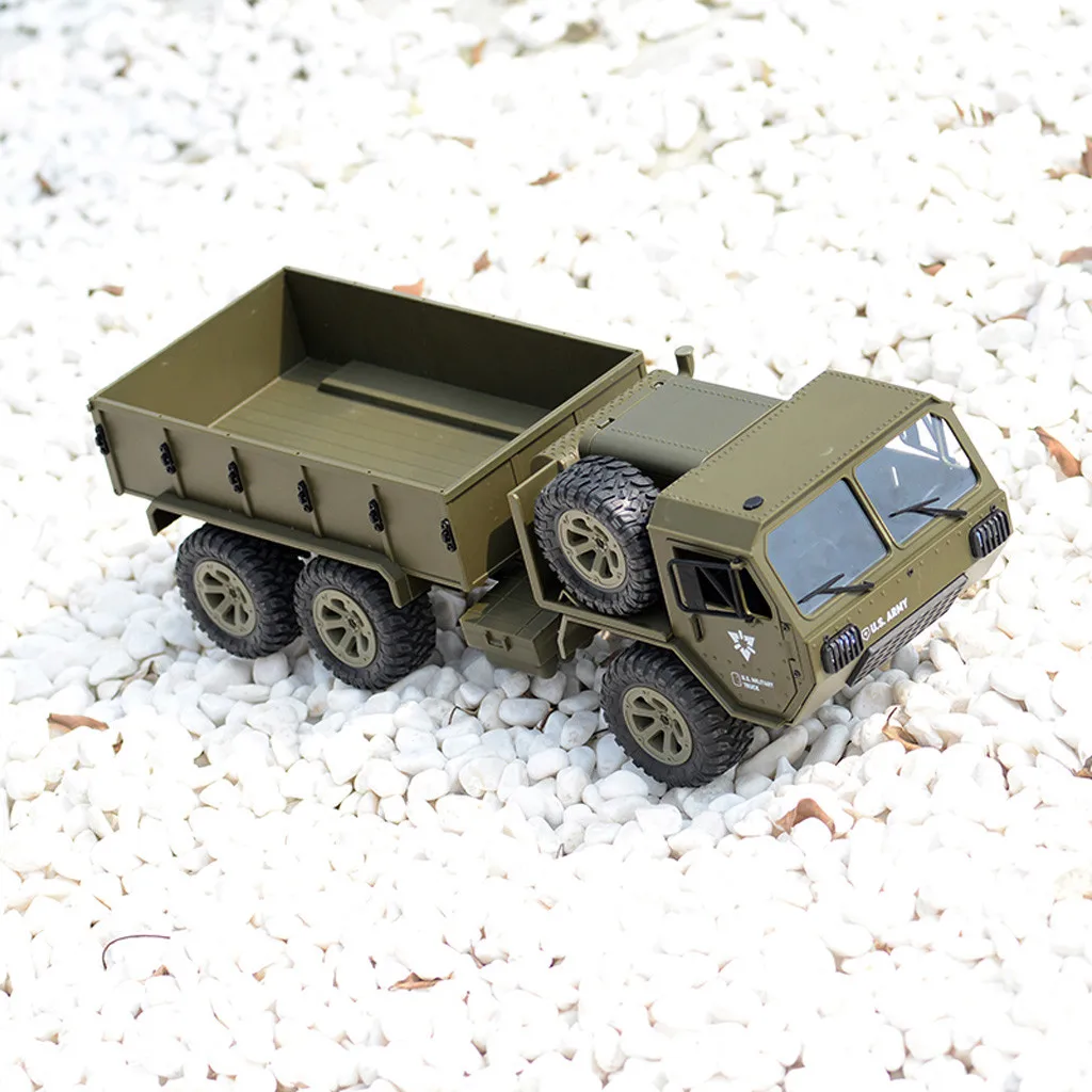 FY004A 6WD RC автомобиль 1/16 2,4G дистанционный военный грузовик RTR автомобиль гусеничный внедорожный пульт дистанционного управления автомобиль Carro De control e Remoto подарки