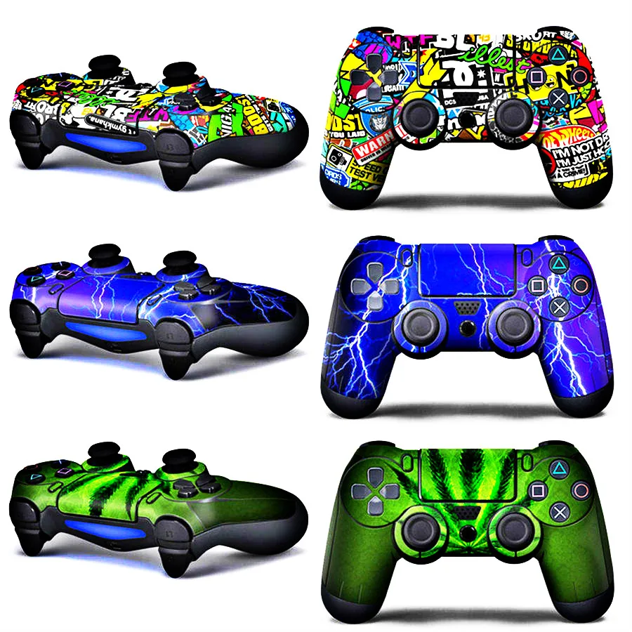 Полное покрытие геймпад Кожа Наклейка s для sony Playstation 4 контроллер заряда