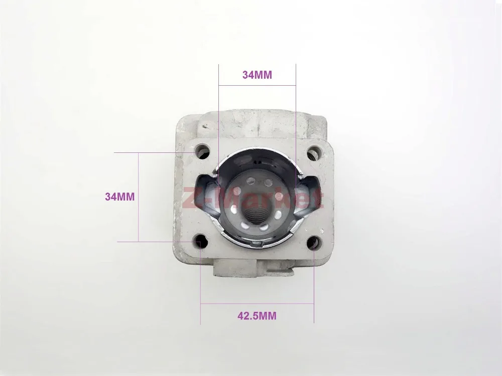 Комплект поршня цилиндра 34 мм с прокладкой для кустореза MITSUBISHI TL26 25.4CC триммера