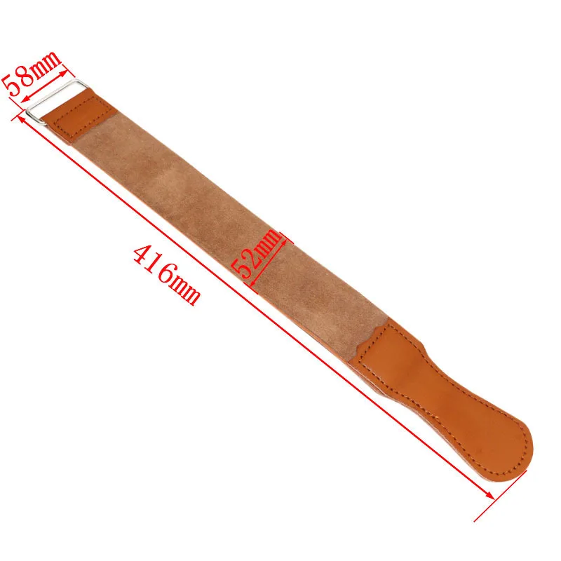 Razor Hone Special-purpose Abrasive Cloth Double-deck Really Cowhide Scraper Swinging Knife Genuine Leather Cut Ferrule | Дом и сад
