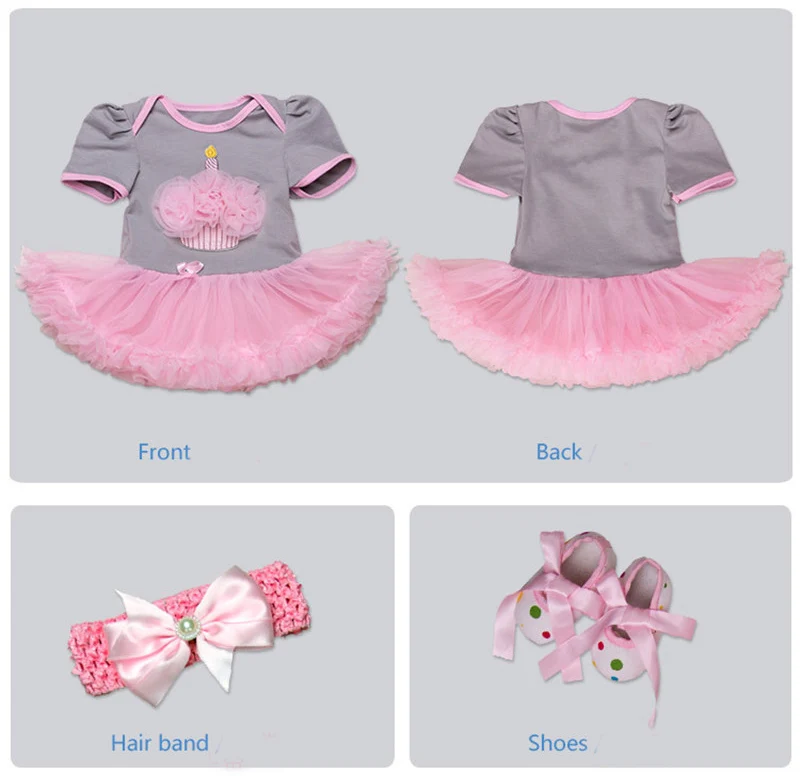Npk 22 дюймов Reborn Baby Doll Одежда для 55 см силикона Лидер продаж куклы аксессуар