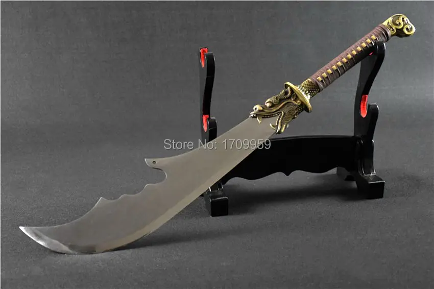 Китайский кунг-фу широкий нож традиция ушу Broadsword меч Дракон дао Высокая