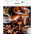 3D самоклеящаяся наклейка для кофе, завтрака, посудомоечной машины, холодильника, стикеров, детского искусства, холодильника, двери, обои-покрытие