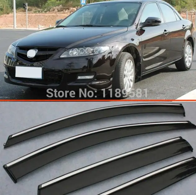 Ветрозащитный козырек для Mazda 6 M6 2006 2007 2008 2009 2010 2011 2012|window wind deflectors|wind deflectordeflector vent |