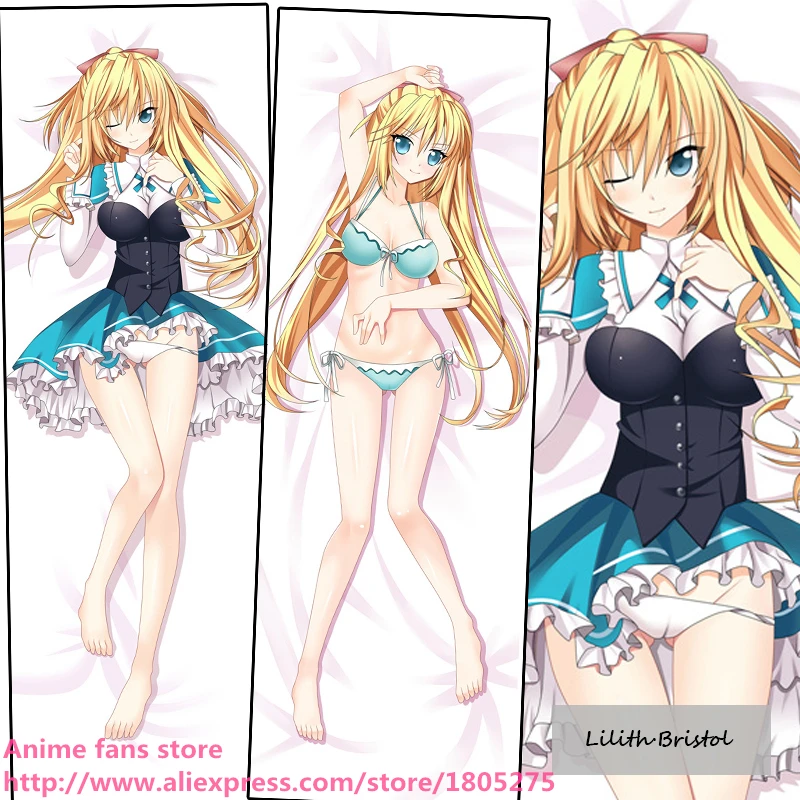 

Милые Японские Аниме Абсолютная Дуэт Лилит Бристоль Прекрасный Наволочка Подушка Случае Покрытия декоративные Обниматься Тела Постельные...