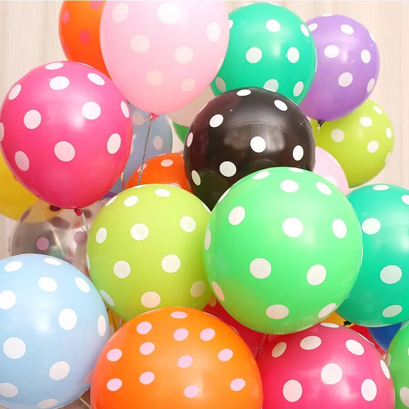 20 шт. латексные воздушные шары в горошек|balloons wedding|balloons wedding decorationsballoon balloon |