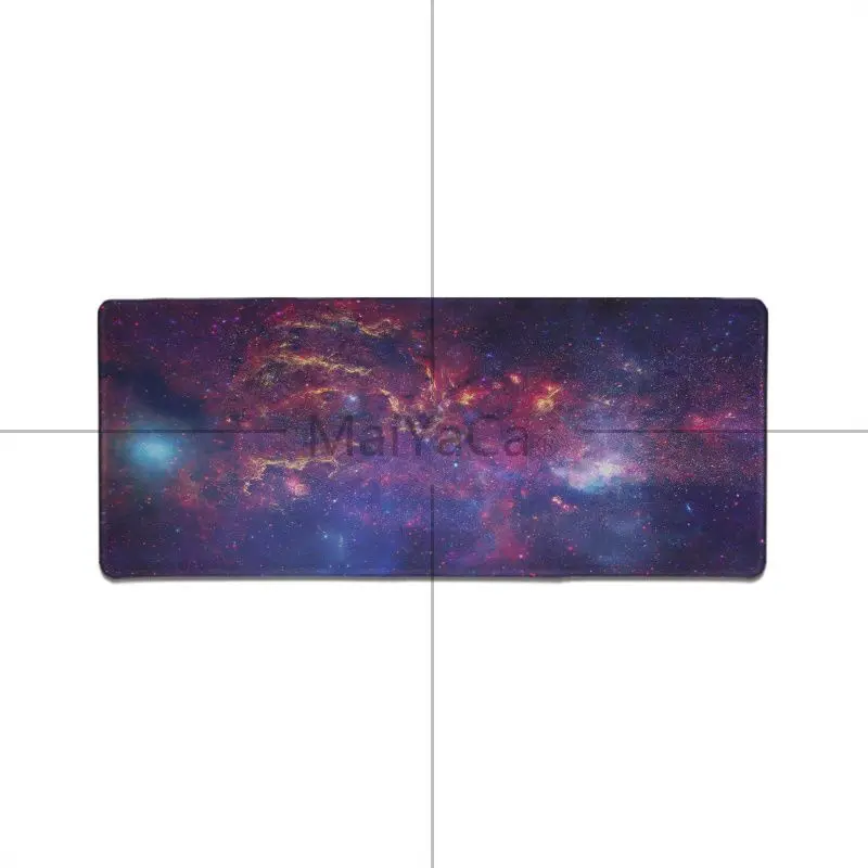 Lock Edge 30x60cm Maiyaca Galaxy Colorful Starry Sky mouse pad gamer play mats Gaming Mouse Pad Gamer Mouse pad Anime Mousepad mat Speed Version - Color: Lock Edge 30x60cm