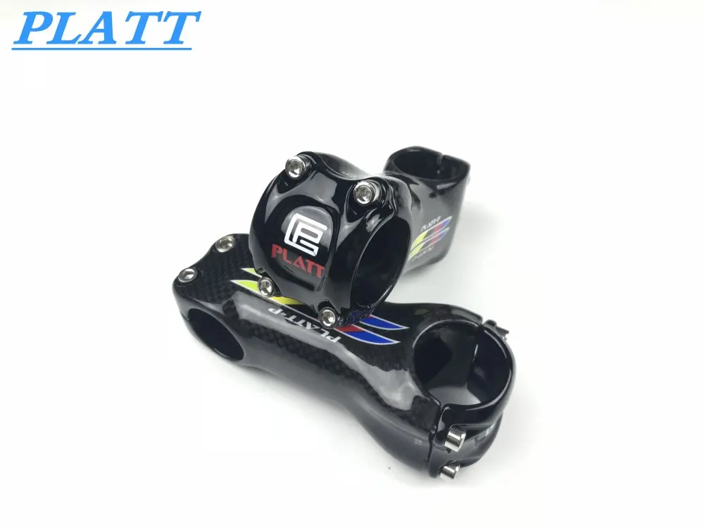 PLATT-wss Carbone Stem Road Bike MTB Bicycle Parts 31.8 * 70/80/90/100/110/120 /130mm Angle 6/17 3 K Brillia |