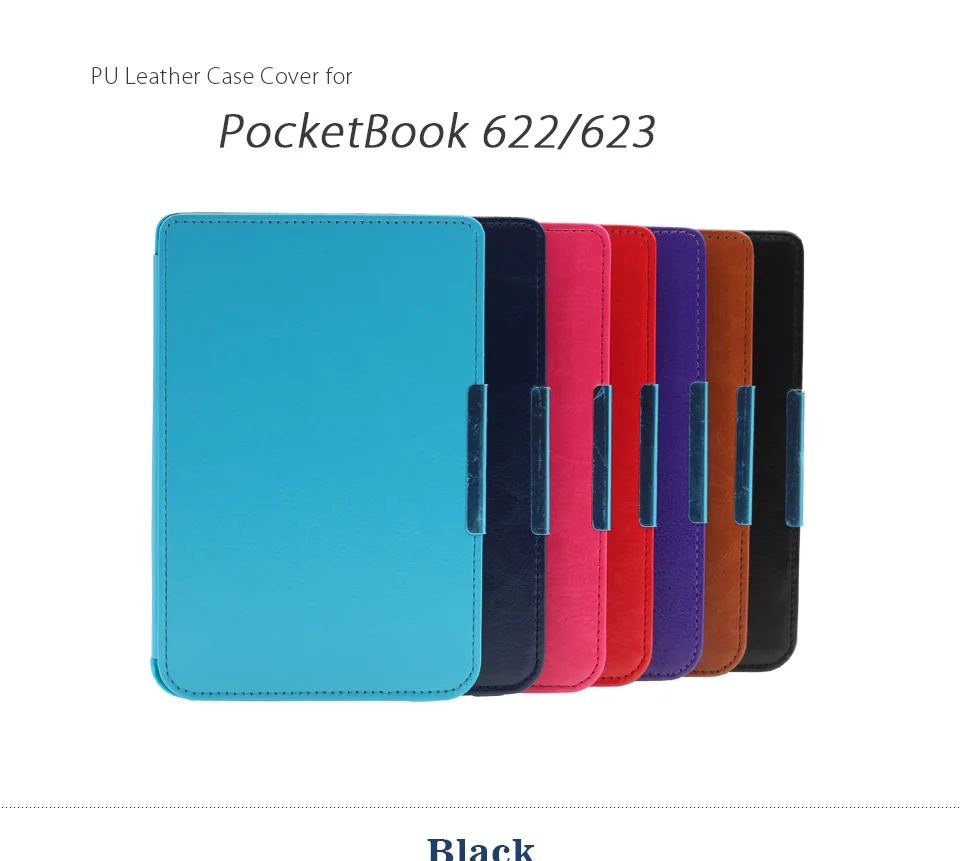 Модный прочный защитный чехол из искусственной кожи чехол для PocketBook 622/623 электронная книга с магнитным замком высокое качество