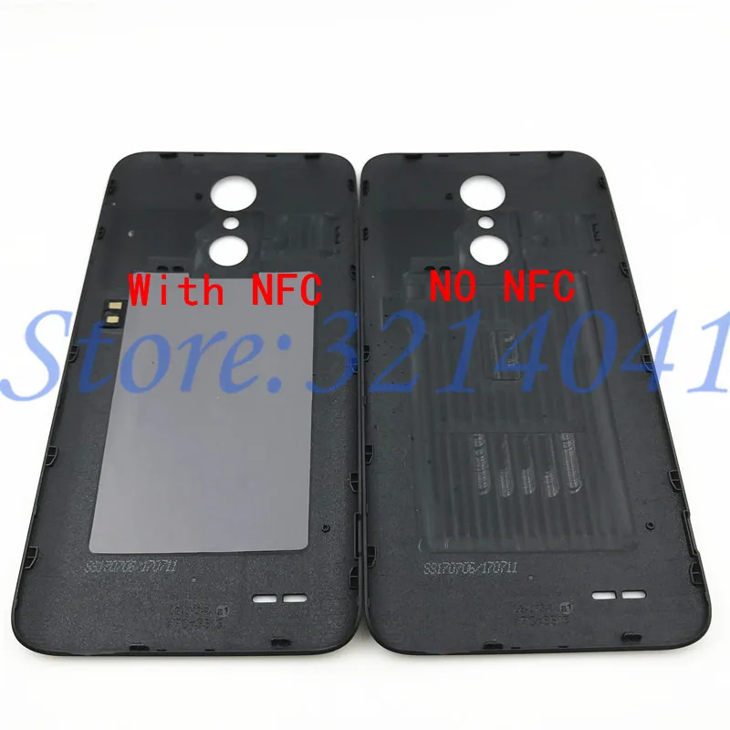 Для LG K10 M250 M250N M250E M250DS корпус батарея Крышка задняя панель дверь с NFC+ логотип