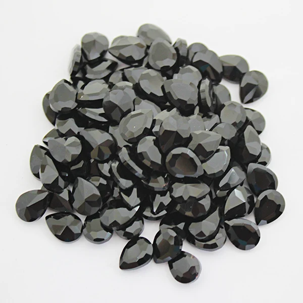 Черный Цвет с украшением в виде кристаллов Стразы Б ез исправлений стразы s 6*8 мм 10