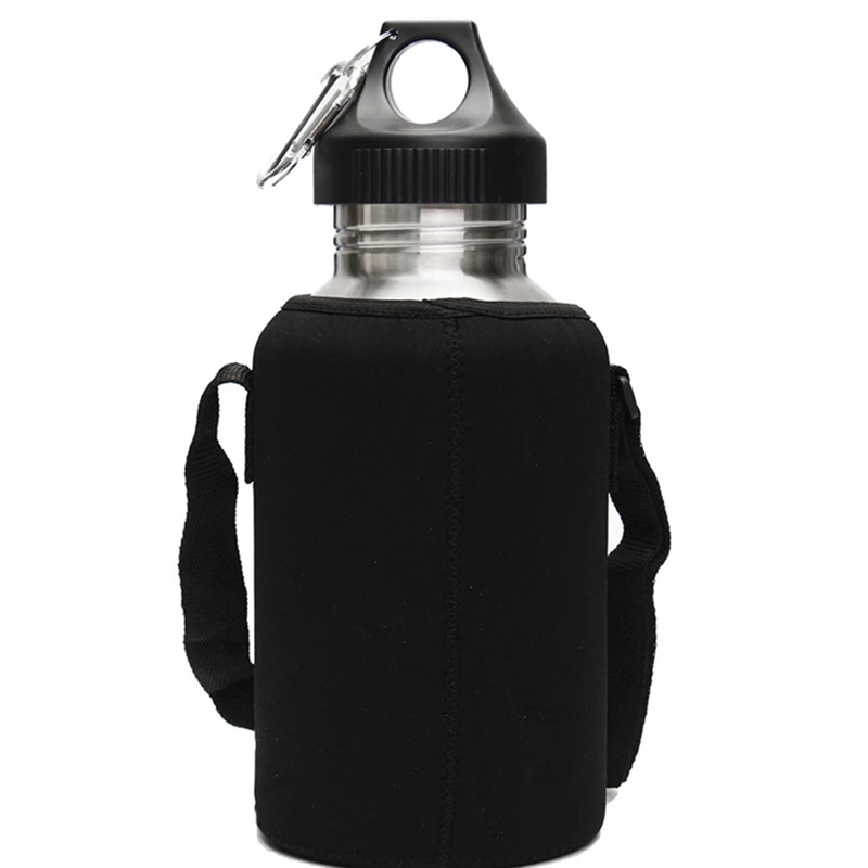 Черная Спортивная крышка для бутылки 2000 мл однослойный чайник набор чашек с