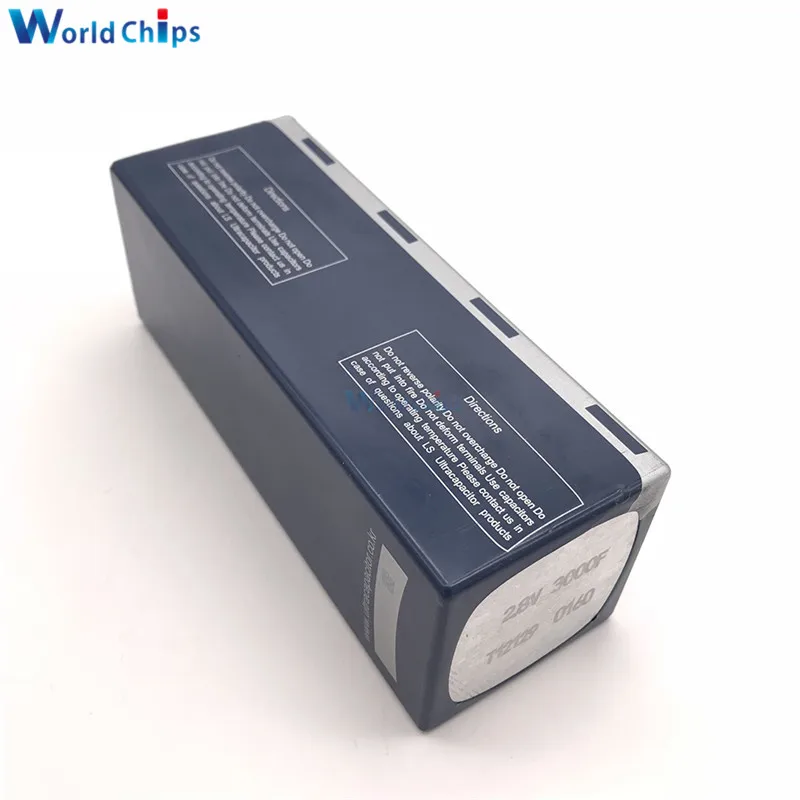 Супер конденсатор 2 8 V 3000F 158*51mm низкая ESR высокочастотный супер фарад 2.8V3000F для