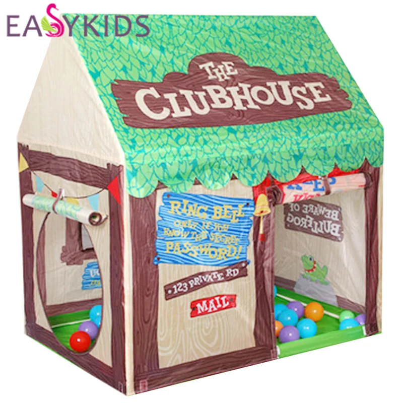 Детские игровые игрушки палатка складная портативная детская принцесса замок