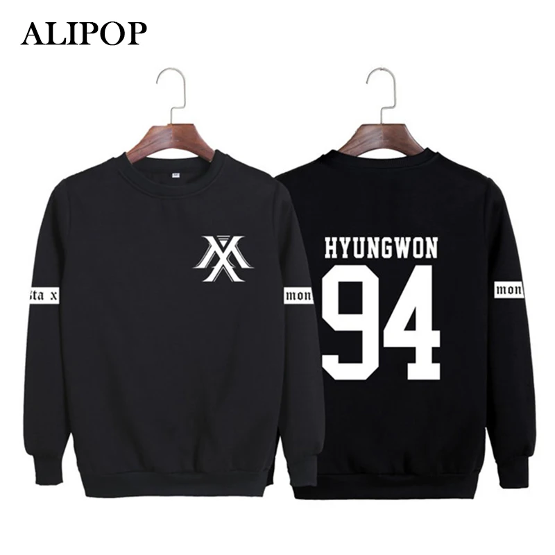 KPOP Корейская мода MONSTA X I.M JOOHEON MINHYUK SHOWNU альбом хлопковые толстовки одежда K pop