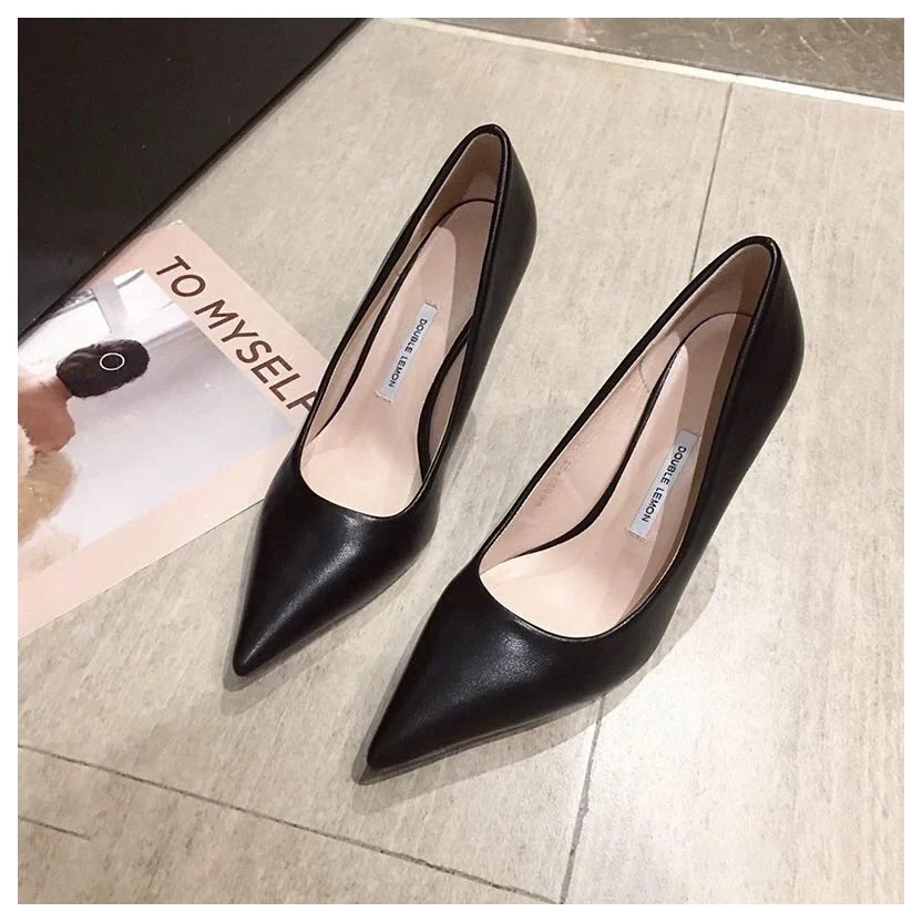 DONLEE QUEEN Female Women Pumps Sexy High Thin Heel Pointed Toe Shallow Shoes For Party Wedding Shoe Lady Pumps zapatos de mujer