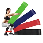 Эластичные ленты, 4 шт.компл., латексные ленты для упражнений для домашнего фитнеса, кроссфита, растяжки, силовых тренировок, физиотерапии