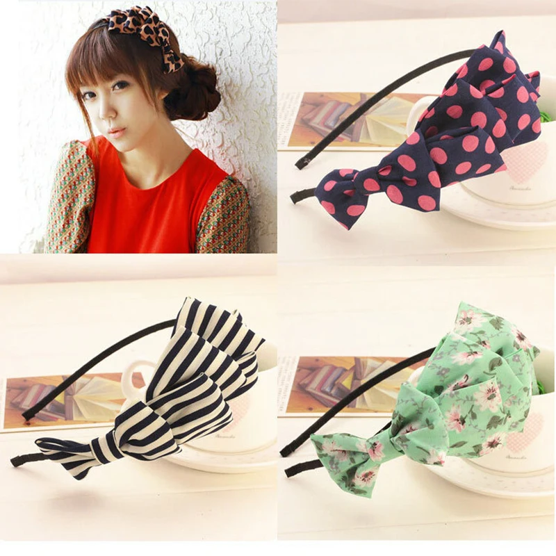 Женская винтажная широкая повязка на голову богемный аксессуар для волос с