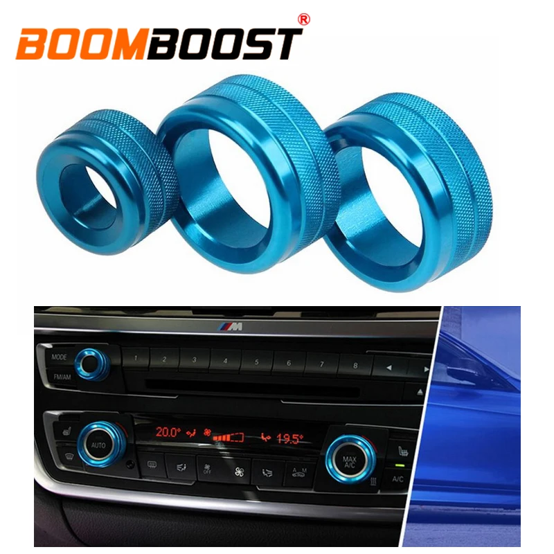 3 цвета алюминиевый переключатель для кондиционера автомобиля ручки управления