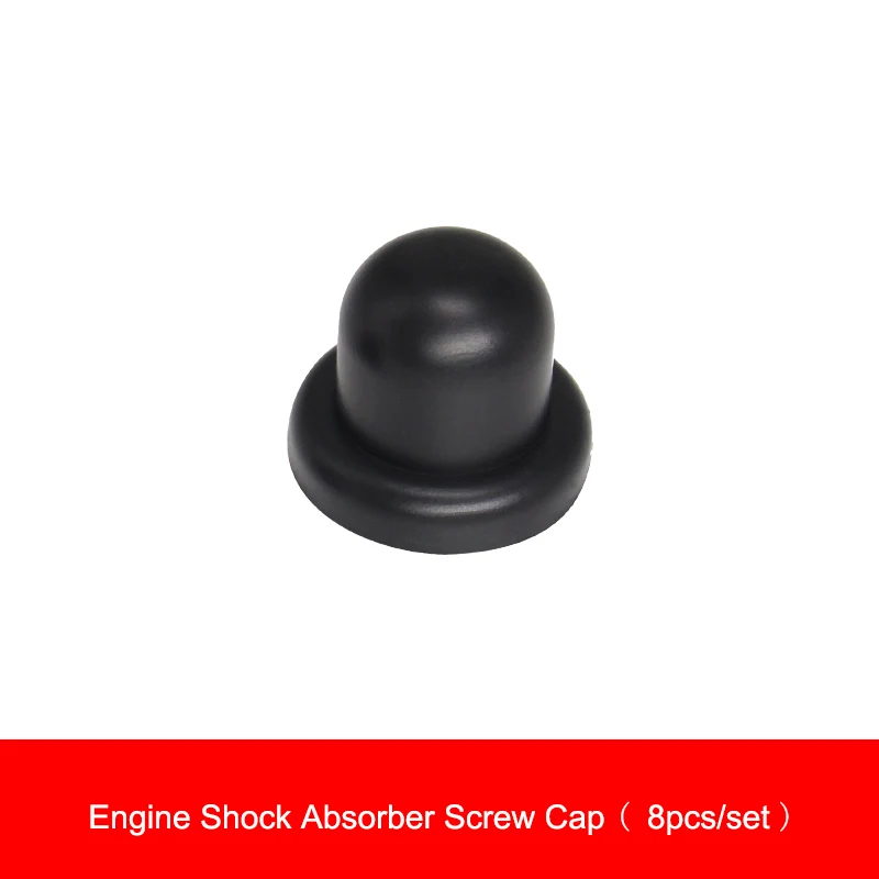 

QHCP амортизатор двигателя, крышки с винтовыми крышками, 8 шт./компл., модифицированный АБС-пластик, пылезащитные аксессуары для Lexus ES200 260 300H 2018