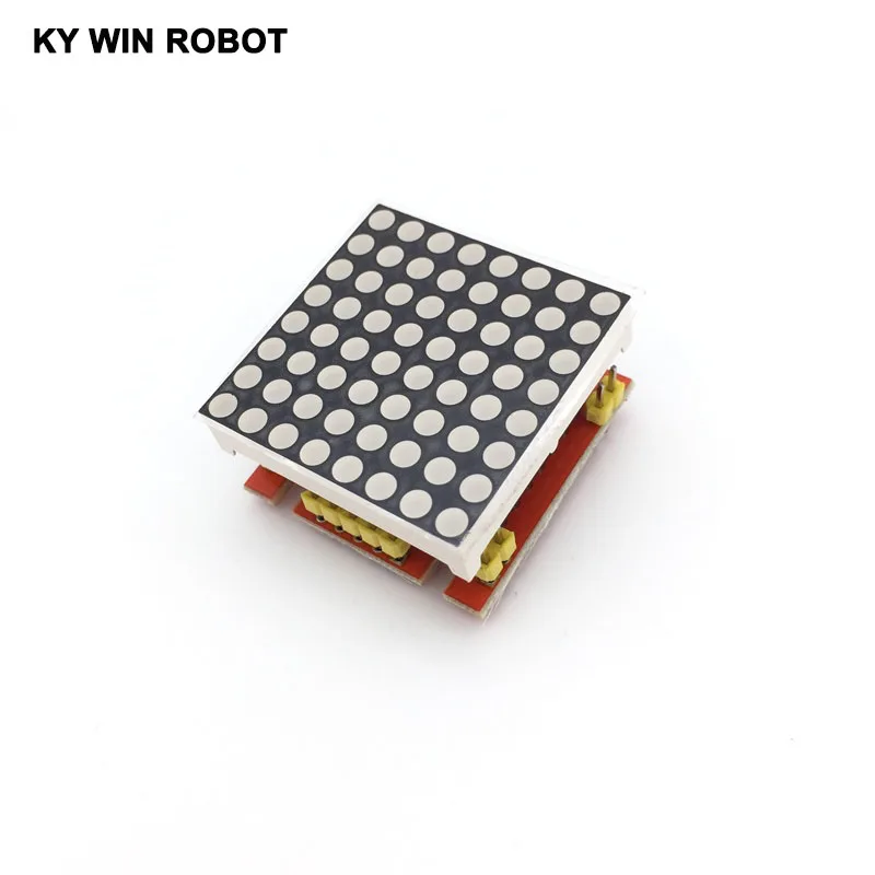 Красный светодио дный MAX7219 точечная матрица модуль микроконтроллера DIY KIT SPI