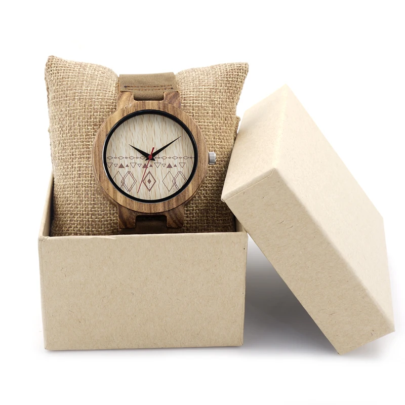 Бобо птица 2017 дерево часы Для мужчин деревянный Кварцевые наручные мужской Часы