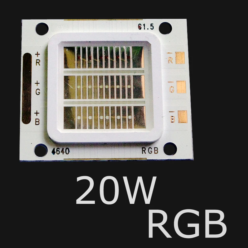 Светодиодный диодное крепление RGB 20 Вт шарик высокой мощности COB лампа прожектор