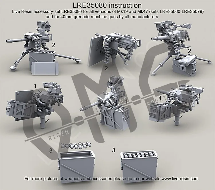 [Набор моделей в масштабе] реальная фотополимерная фотомагнитола 1/35/MK47 ремни для