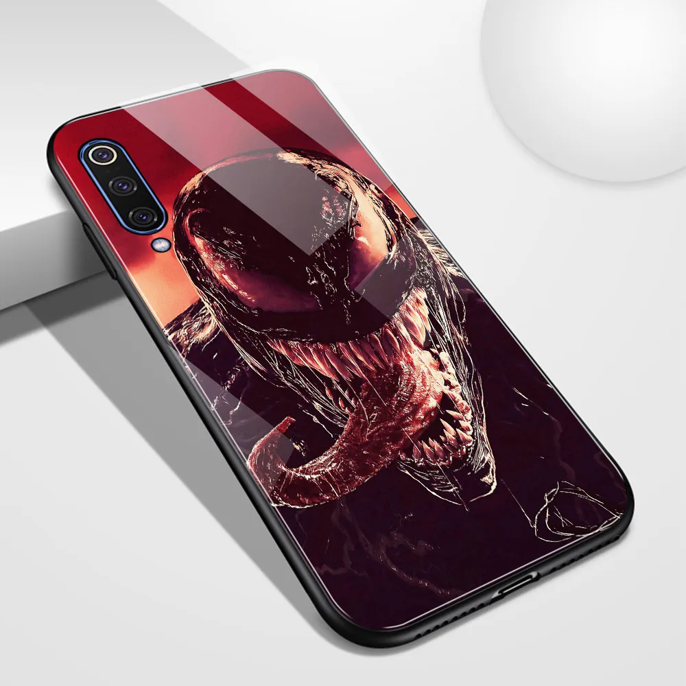 Чехол для Xiaomi 8 lite Задняя стеклянная крышка чехол Venom mi 8se explorer 9 9se mix 2 2s 3 CC9|Бамперы|