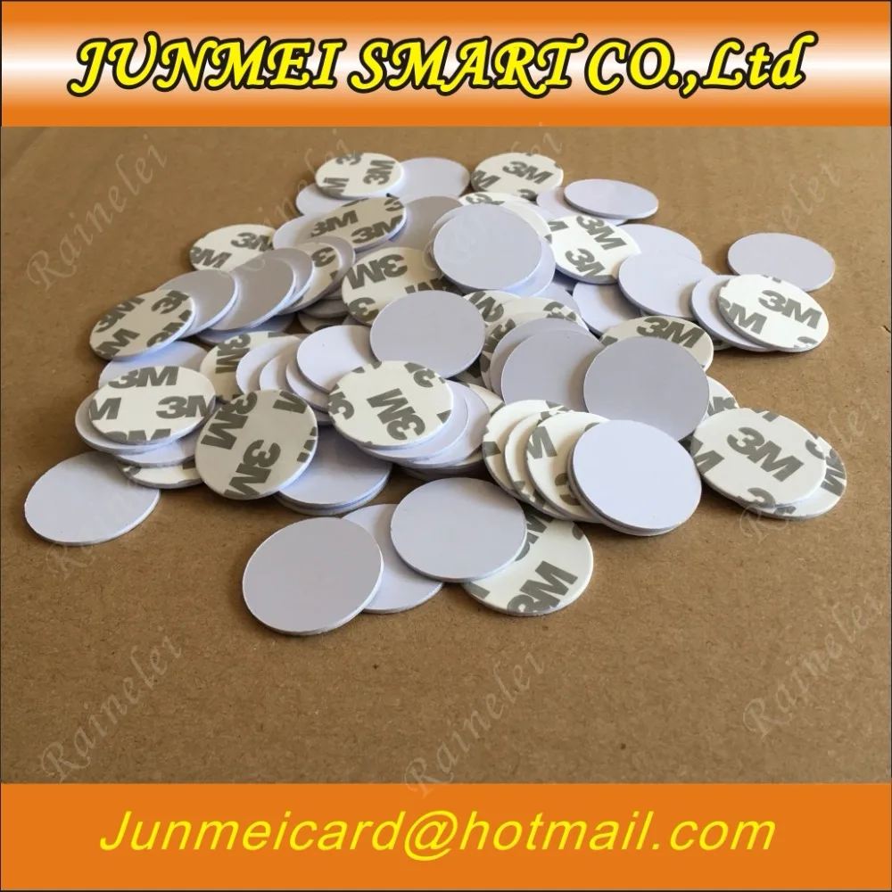 50pcs13.56Mhz UID RFID Клейкая Наклейка круглая монета карта сменная перезаписываемая