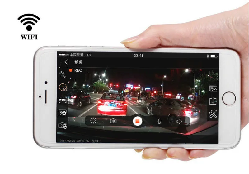 Лучший Автомобильный видеорегистратор Wi Fi с чипом NOVATEK 96658 HD 1080P Sony IMX323|car video