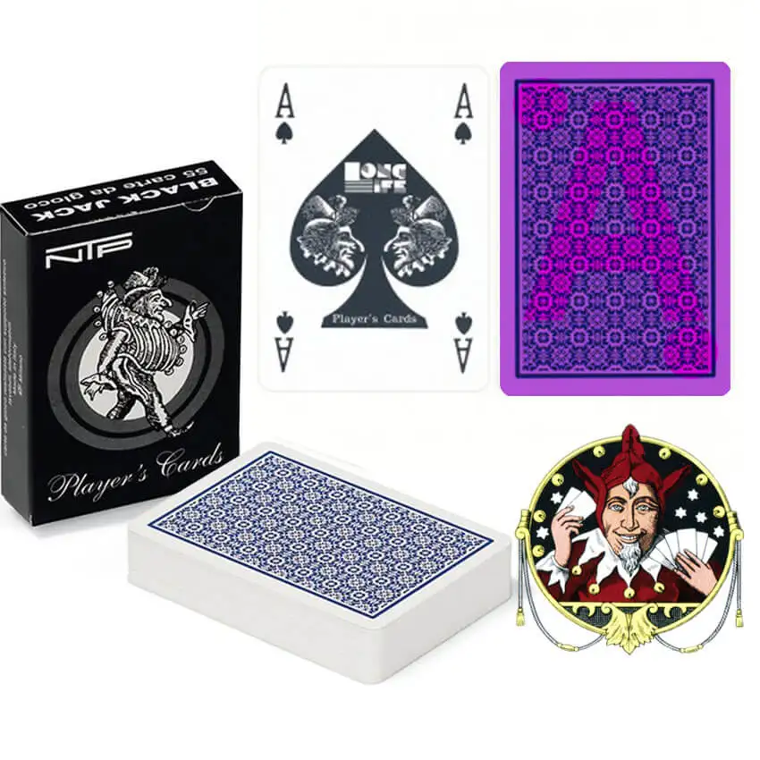 NTP невидимые чернильные маркированные обманывающие покерные красные и синие