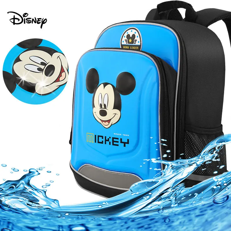 Disney малыш мальчик девочка начальной школы рюкзак Водонепроницаемый