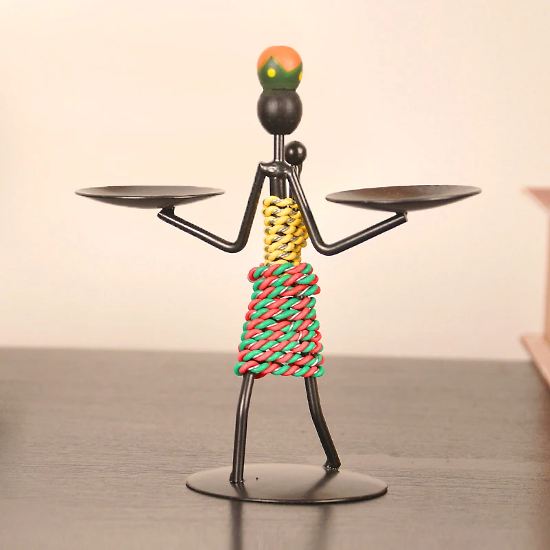 Креативный металлический подсвечник европейский Железный Подсвечник украшения