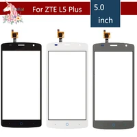 10pcslot 5 0 for zte blade l5 plus lcd touch screen digitizer sensor outer glass lens panel replacement