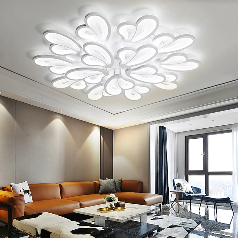 Современные светодиоды Люстра для зала гостиной спальни столовой kitchern deco люстры