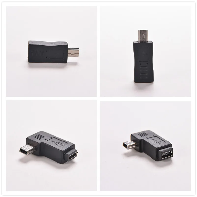 Новый 4 типа прямой/l-образный Черный Micro/Mini USB женский для Mini/Micro Мужской адаптер