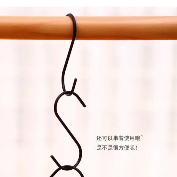 Универсальный крючок из нержавеющей стали 9 шт./лот черный | Дом и сад