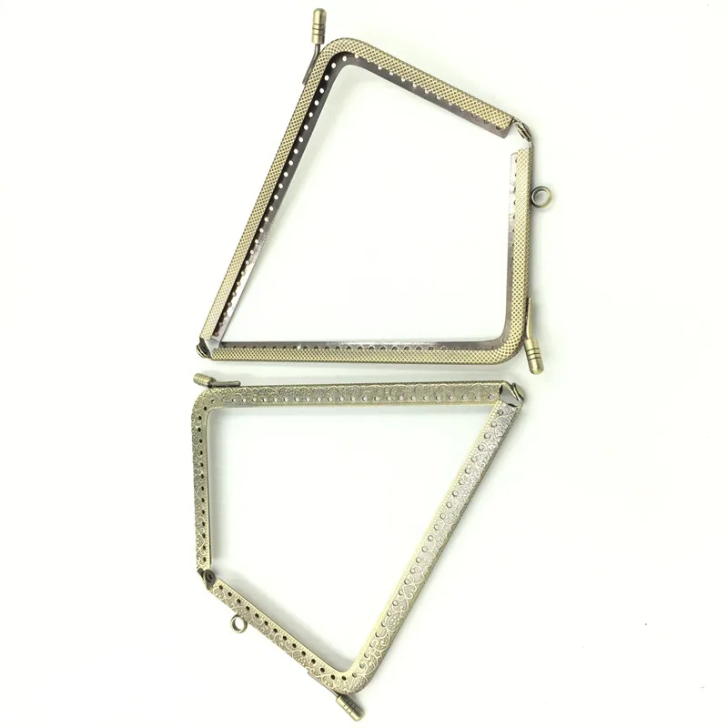 1 шт. бронзовая металлическая L-образная рама с застежкой ручка для сумки x 92 мм |