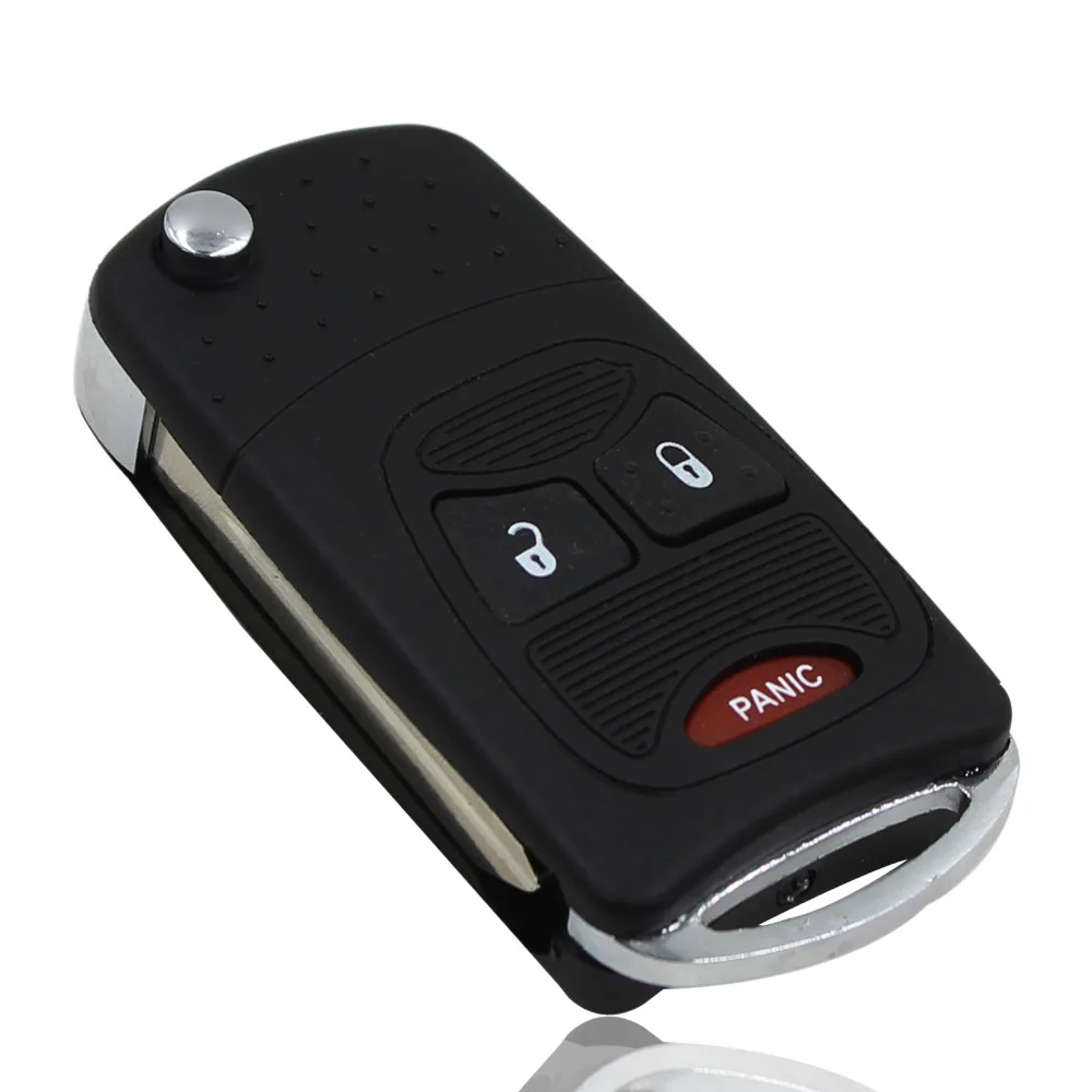 Чехол для ключей KEYYOU 3 2 + 1 чехол с откидной крышкой и кнопками Chrysler Jeep Dodge Ram 1500