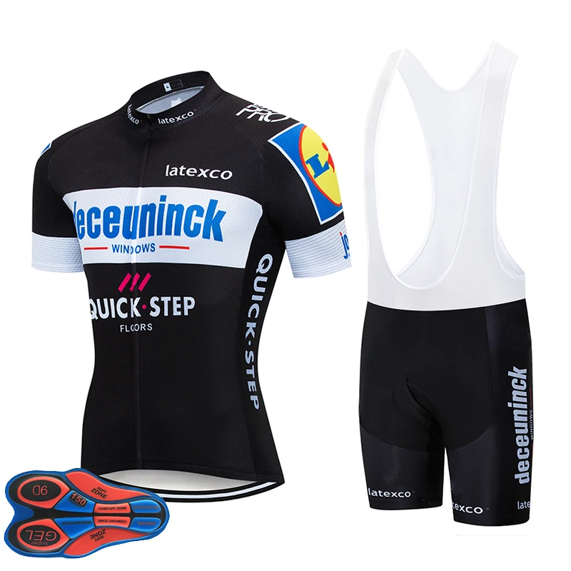 Профессиональная команда QUICKSTEP Велоспорт Джерси велосипедные шорты Костюм MTB Ropa