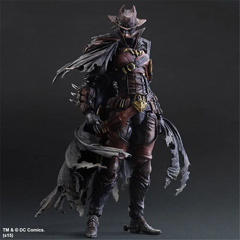 Экшн фигурки Wild West Batman безвременная красная версия ПВХ 27 см 10 63 дюйма аниме игра