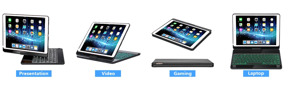 Чехол клавиатура для iPad Air 3 10,5 поворот беспроводная клавиатура с подсветкой Bluetooth чехол для iPad Air 3 10,5 funda Pro 10,5 чехол
