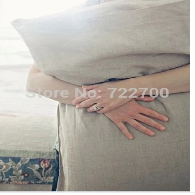 1 шт. винтажный льняной чехол для подушки французская подушка кровати чистый