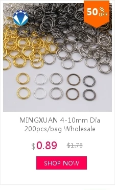 MINGXUAN Dia 200 шт./пакет угольно-черный/античная бронза/золото/серебро/родий Цвет соединительные кольца украшения, украшения своими руками, на возраст от 4 до 10 лет мм